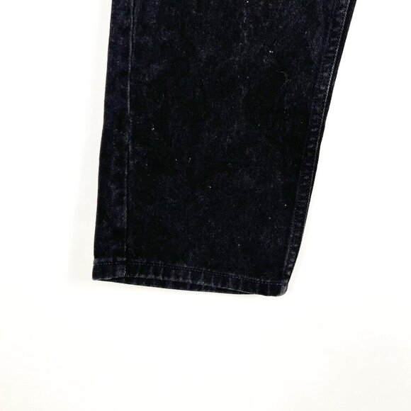 Vintage L.L. Bean Jeans Womens Size 12MT Black Double L Relaxed Fit Rigid Denim - Picture 3 of 15